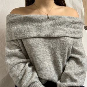 Off the shoulder sweater